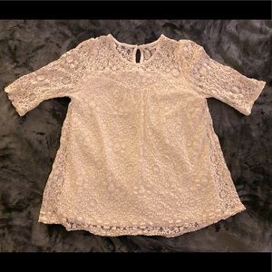 White lace top
